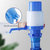Hand Press Large Bottle Dispenser Mini Portable Plastic 19, 20L 5 Gallon Desktop Blue