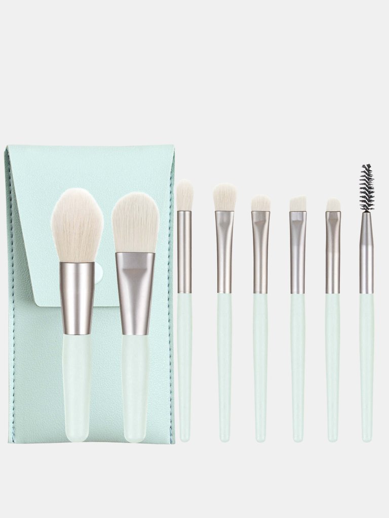 Handy Size 8 pcs Candy Color Makeup Brushes Tool Set(Bulk 3 Sets)