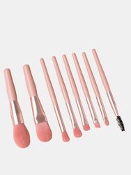 Handy Size 8 pcs Candy Color Makeup Brushes Tool Set(Bulk 3 Sets)