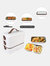 Heated Lunch Box 800 ml Self Cooking Electric Lunch Box, Portable Food Warmer For On-The-Go 2 Layers - Bulk 3 Sets