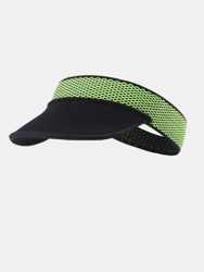 High Elastic Plain Dry Fit Sport Hat Cap Running Sun Visor - Green