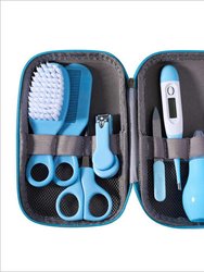 High Quality Baby Grooming Kit Safety Care Set With Nail Scissors Nail Infant - Blue