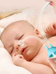 High Quality Nose Sucker Toddlers Nasal Discharge Tools For Infant Newborn Toddler - Blue