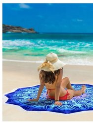 High Quality Round Bohemian Blanket Hippie Indian Throw Blanket Beach Tapestry Sand Free Quick Dry