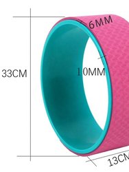 High Quality Yoga Wheel Non Slip Fitness Colorful Gym Exercise Back Pain Stretch - Bulk 3 Sets