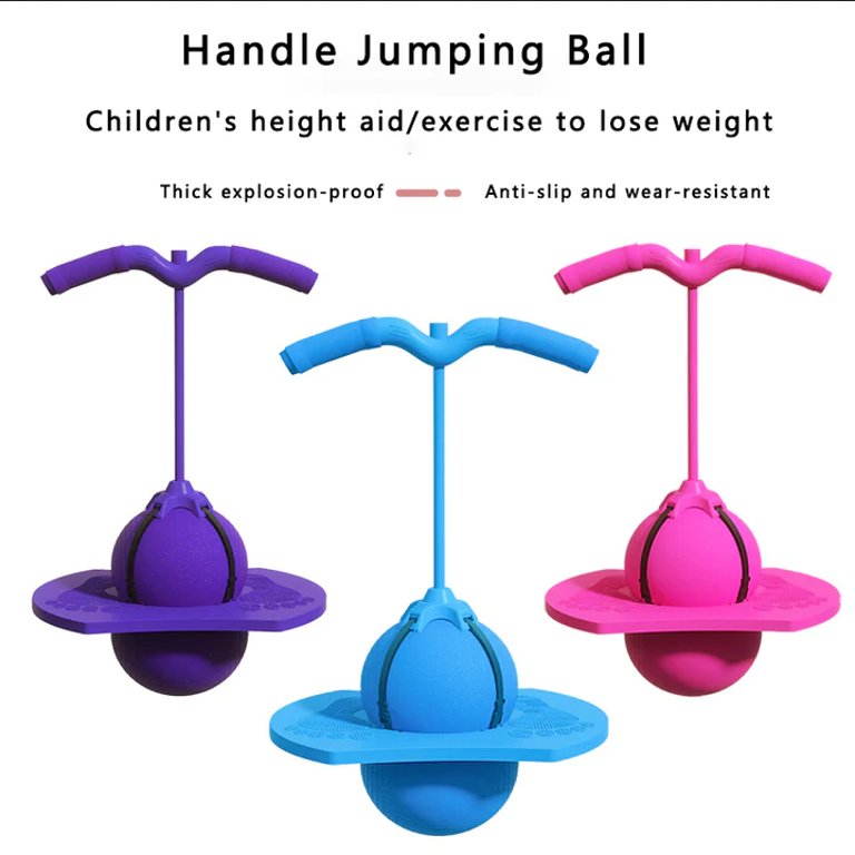 Jumping Bouncing Ball Fitness Fitness Sports Elastic Springboard For Adults And Children - Bulk 3 Sets