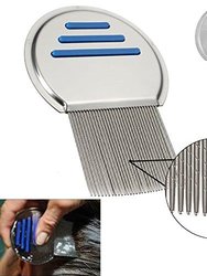 Lice Comb Stainless Steel Professional Lice Combs And Best Results For Infection And Re-infection In Kids & Adults - Bulk 3 Sets