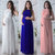 Maternity Dress For Photoshoot - Bulk 3 Sets - White/Blue/Pink