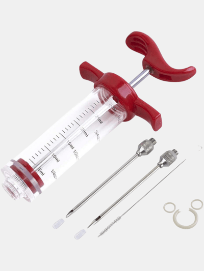 Vigor Meat Injector, Plastic Marinade Turkey Injector - Bulk 3 Sets product