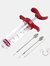 Meat Injector, Plastic Marinade Turkey Injector - Bulk 3 Sets