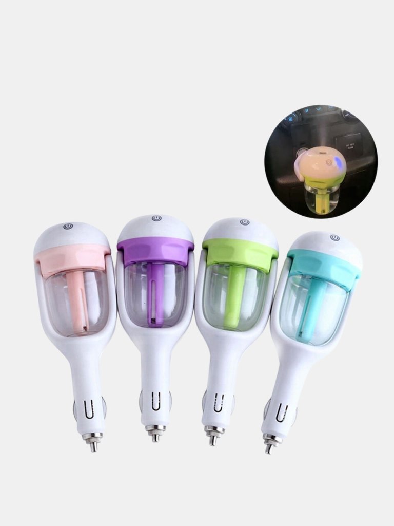 Mini Car Charger Port Air Humidifier Travel Portable Ultrasonic Aroma Mist Humidifiers Air Purifying Car Humidifier