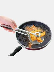 Multi Functional 2 in 1 Deep Fry Tool Filter Spoon Strainer with Clip - Bulk 3 Sets