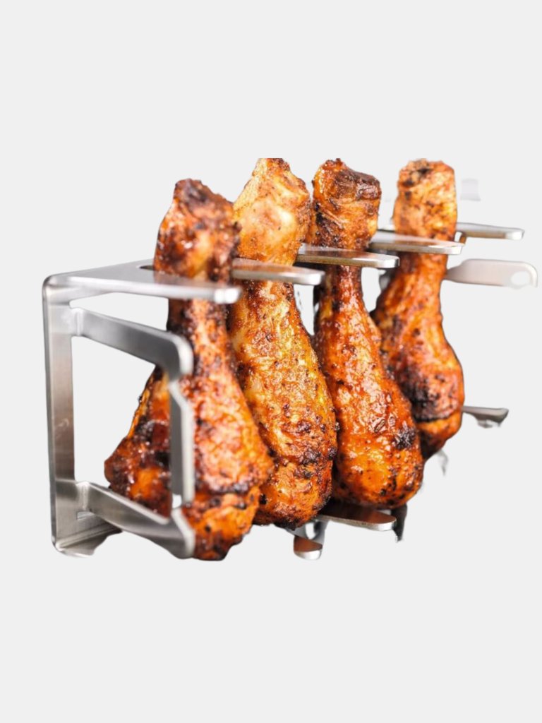 Multi Grill Rack Robust Stainless Steel Easy Cleaning Ideal Angle for Meat Easy