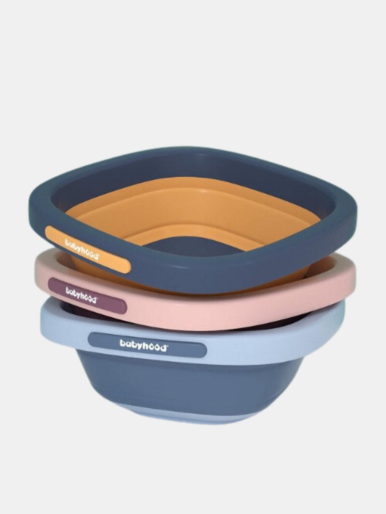 Multi-Purpose Folding Collapsible Wash Basin Lightweight Portable (Bulk 3 Sets)