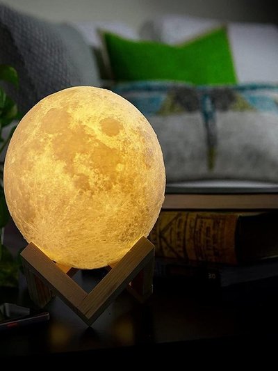 Vigor Multicolor Home Decoration Customised Table Lamps Touch Mood Lights Moon Lamp Small 3D LED Night Light product
