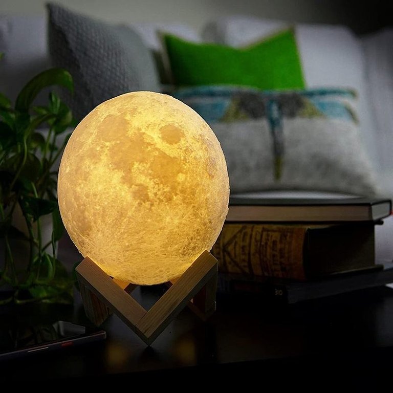 Multicolor Home Decoration Customised Table Lamps Touch Mood Lights Moon Lamp Small 3D LED Night Light