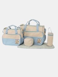 Multifunction Mommy Bag Large Storage For Baby Diaper Bags Tote 5 Pcs Baby Diaper Convertible - Bulk 3 Sets
