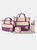 Multifunction Mommy Bag Large Storage For Baby Diaper Bags Tote 5 Pcs Baby Diaper Convertible - Purple