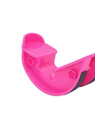 Muscle Calf Stretch Yoga Fitness Sports Massage Auxiliary Board Foot Stretcher Rocker Ankle Stretch - Pink