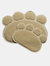Non-Slip Cat Litter Mat Paw Shape Pet Dog Cat Puppy Kitten Dish Bowl Food Water Feeding Placemat