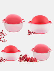 Non-Slip Pomegranate Arils Removal Tool Deseeder Peeling Tool Easy Removal Kitchen Gadget - Bulk 3 Sets