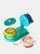 Non Spill BPA Free Suction Eating Food Insulated Feeding Silicone Baby Bowl (Bulk 3 Sets)