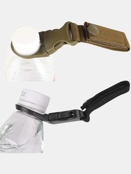 Outdoor Hiking Portable Nylon Buckle Hook Hanging Buckle Mineral Water Bottle Clip - Bulk 9 Sets