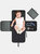 Perfect Baby Shower Gift Portable Diaper Waterproof Travel Changing Pad For Baby - Bulk 3 Sets - Black
