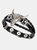 Perfect Classy And Trendy Rock Look Bull Head Braided Leather Bracelet Ad-Ons On Shows