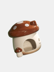 Perfect Gift Multifunctional Mushroom Shaped Hamster House Ceramics- Bulk 3 Sets