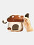 Perfect Gift Multifunctional Mushroom Shaped Hamster House Ceramics