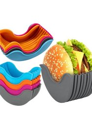 Perfect Gift Retractable Fixed Box Hamburger Holders For Burger Lovers Adults And Children