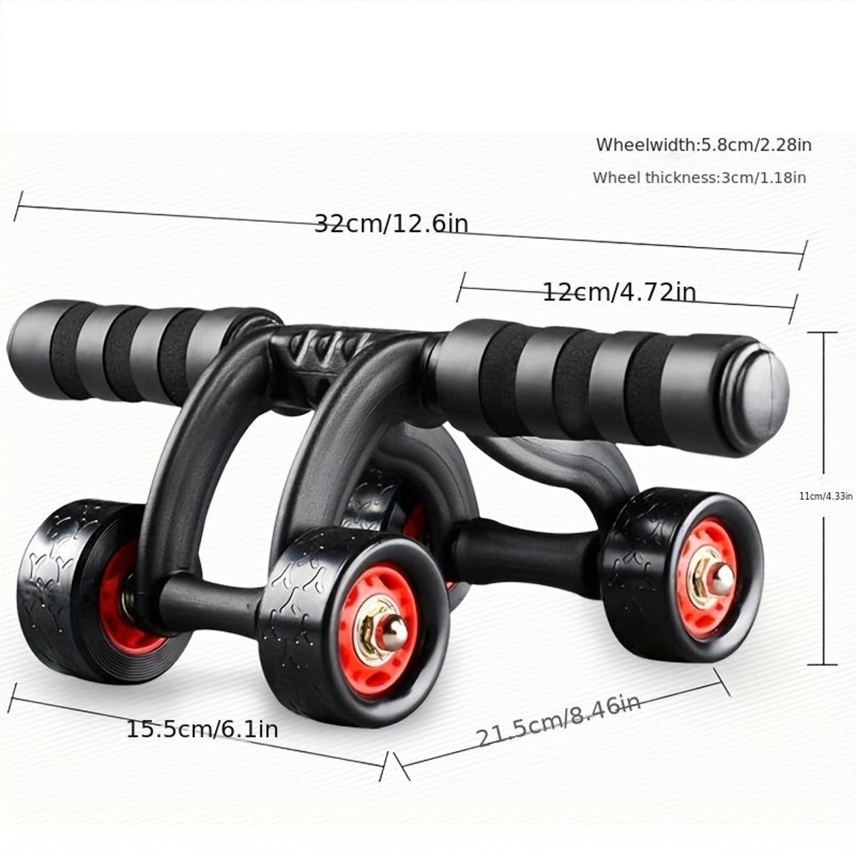 Ab Roller for Abs Workout Multifunctional Thicker Ab Roller Wheel