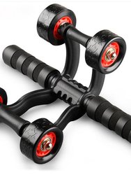 Perfect Power fitness Multifunctional Fitness Equipment Product 4 Wheel Exercise AB Wheel - Bulk 3 Sets