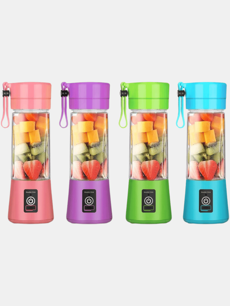 Personal Mixer Fruit Ice Crushing Rechargeable with USB, Mini Blender for Smoothie, Fruit Juice, Milk Shakes - Bulk 3 Sets
