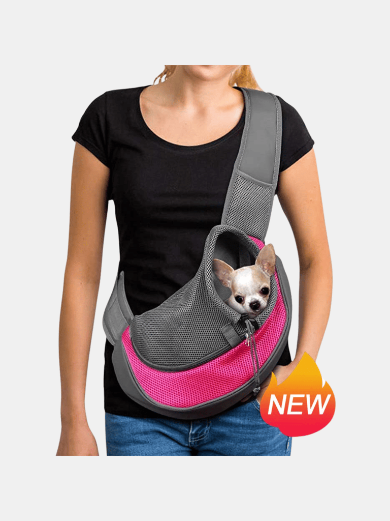 Pet Dog Sling Carrier, Cat& Dog Travel Portable Diagonal Straddle Shoulder Bag