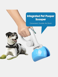 Pet Pooper Scooper For Dogs And Cats With Trash Bags Holder