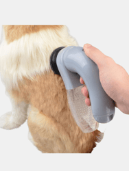 Pet Shedding Tool Hair Fur Remover Puppy Electric Hair Shedding Grooming Brush Comb Remover Unload Vacuum Cleaner Trimmer (Bulk 3 Sets)