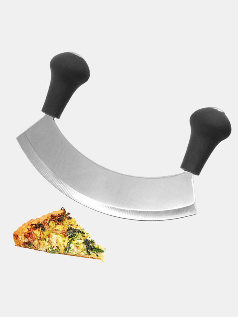 Pizza Cutter And Server Slicer Super Sharp Stainless Steel Wheel Blade