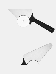 Pizza Cutter And Server Slicer Super Sharp Stainless Steel Wheel Blade