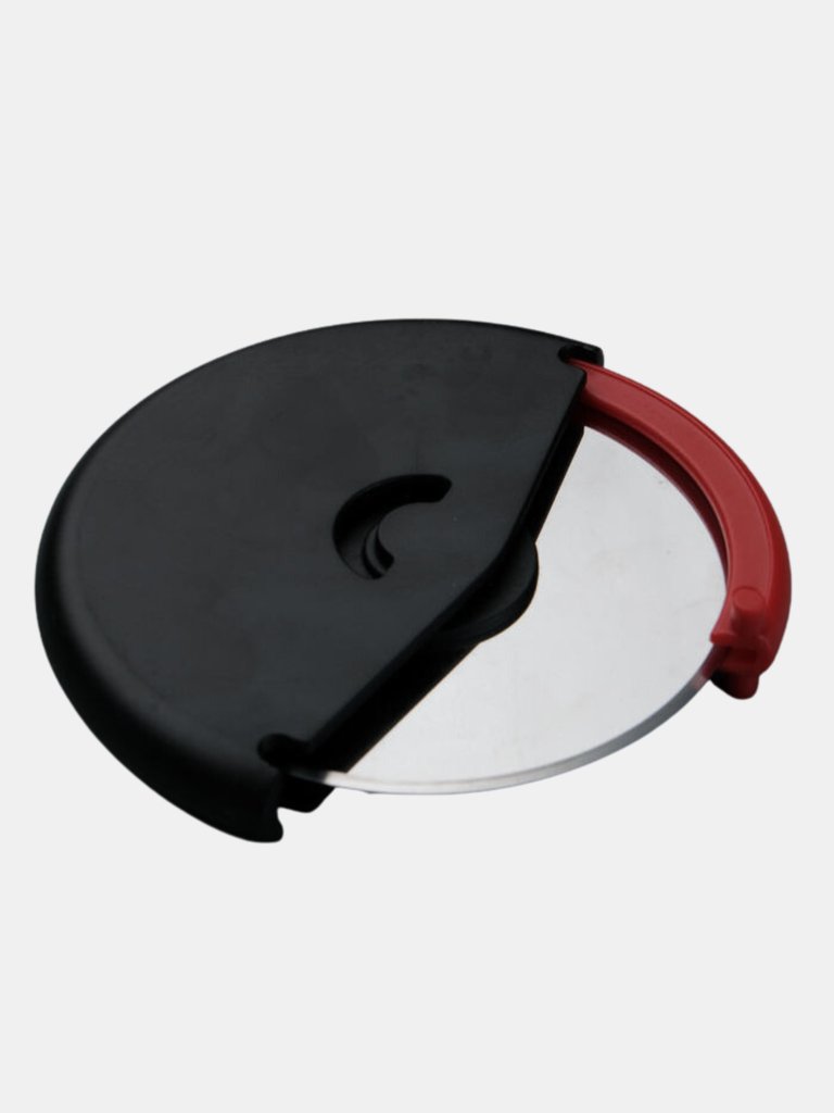 Pizza Slicer With Protective Blade Guard And Ergonomic Handle