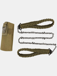 Pocket Survival Hand Chainsaw With Paracord Handle, Ideal As Outdoor Camping, Hiking, Fishing, Hunting Emergency Tools - Bulk 3 Sets