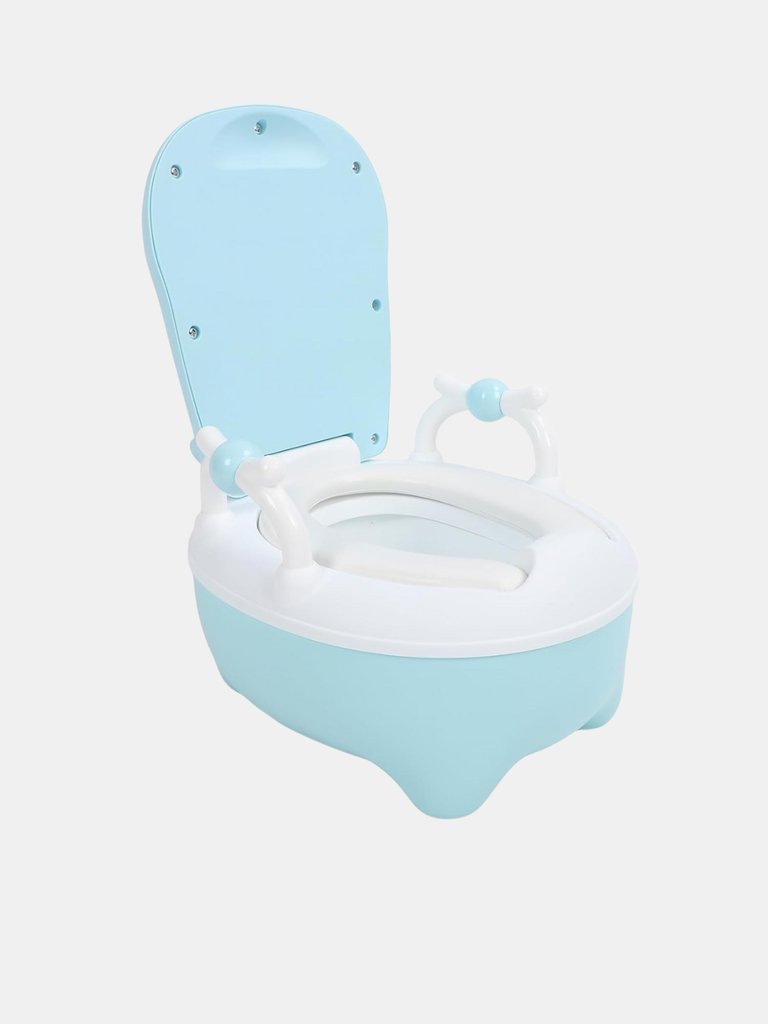 Portable Realistic Potty Training Seat Toddler Toilet Seat - Blue