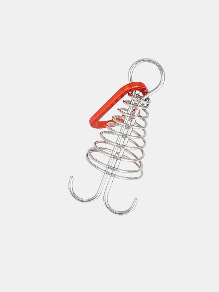 Portable Tent Accessories Staking Adjustment Rope Buckle Spring Cleat Pegs for Outdoor Camping Bulk In3 Sets