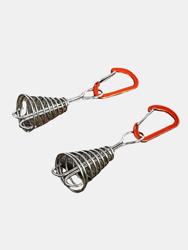 Portable Tent Accessories Staking Adjustment Rope Buckle Spring Cleat Pegs for Outdoor Camping