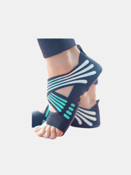 Power Yoga Socks Shoes with Grip & Pilate Ring Combo Pack (Bulk 3 Sets)