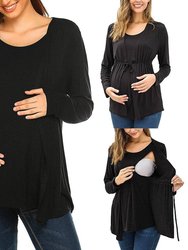 Pregnancy Maternity Clothes For Mom & Handbag Stroller Baby Pack