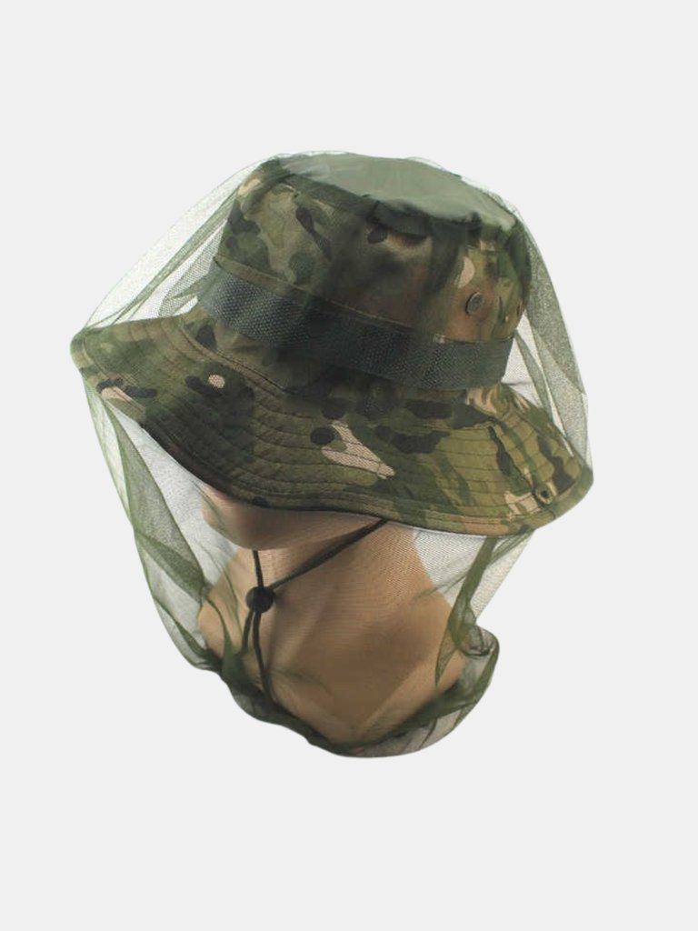 Premium Mosquito Head Net Ultra Large & Long, Extra Fine Holes, Mesh Outdoors Lightweight Face Mesh Neck Cover And Fishing Hat Bug Mesh Head Net