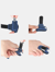 Premium Quality Compression Finger Splints With Flexible Built-In Aluminium Support - Blue