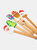 Premium Quality Highly Heat Resistance Non-Stick Silicone Baking Spatula Set With Wood Handle